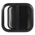 thumbnail image 1 of Rounded SlidingBlack Aluminum Alloy Frame UV Resistant for Caravan Camper Trailer RV, 1 of 7