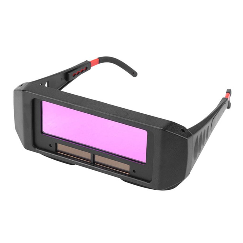 Solar Powered Auto Darkening Welding Goggles Soldering Eyewear Glasses Tool