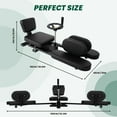 thumbnail image 6 of 400 LBS Heavy Duty Split Adjustable Leg Stretcher, Leg Stretcher Machine , Black Metal Split Machine Training Equipment, 38.5x16.5x15 Inch for Dancers, 6 of 12