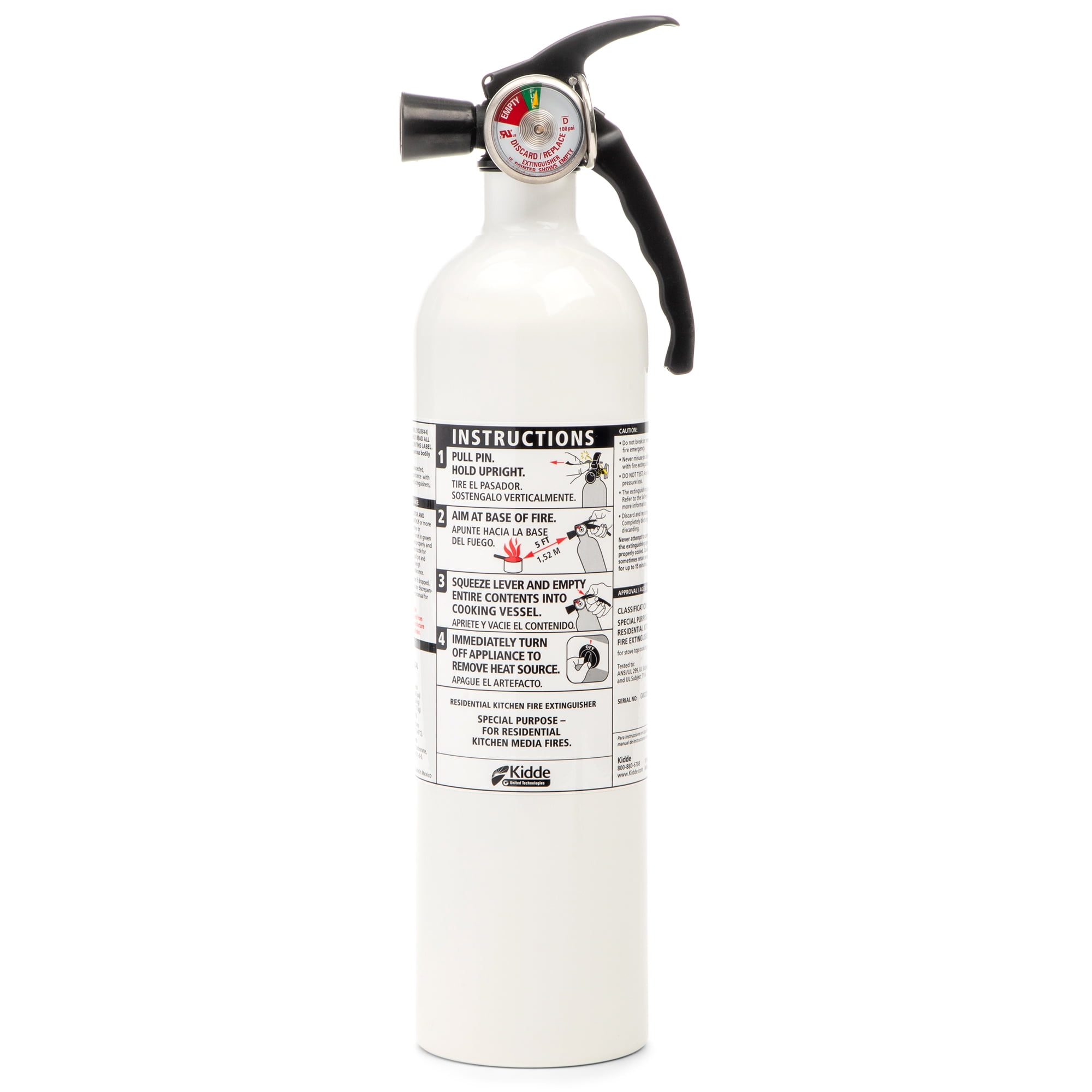 3lb Fire Extinguisher Disposable Marine Home Car Office Safety Kidde 5-b C for sale online