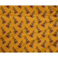 thumbnail image 4 of oneOone Polyester Lycra Mustard Yellow Fabric Leaves & Floral Block Fabric For Sewing Printed Craft Fabric By The Yard 56 Inches Wide, 4 of 4