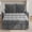 Light Grey, variant on Rophefx 3-in-1 Pull Out Sofa Bed with Adjustable Backrest& Side Pockets,Convertible Chenille Futon Sofa for Living Room,Brown