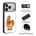 thumbnail image 2 of WIRESTER Shockproof Soft Rubber Cover Case for Apple iPhone 17 Pro 6.3" 2025, Brown Silkie Chicken, 2 of 5