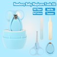 thumbnail image 1 of Rdeghly 4pcs Convenient Daily Baby Nail Clipper Scissors Nails File Tweezers Manicure Care Kit , Baby Nail File, Nail Clipper, 1 of 9