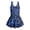 Blue Galaxy Music Notes, variant on Psesaysky Gradient Mermaid Swimsuit for Big Girls Modest Bathing Suits Back Strap Size 10 11 One Piece Swimwear with Skirt