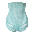 thumbnail image 2 of Gibobby Ropa interior mujer algodón cómodas que dan forma a la cintura alta en pantalones posparto en la cintura Belleza Hip Lifting pantalones transpirables en ropa interior sin fondo （Verde，3XL), 2 of 5