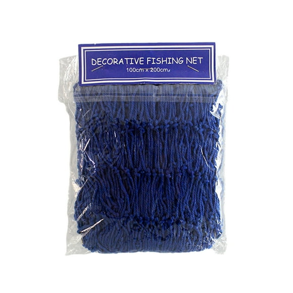 kurtrusly Stylish And Creative Home With Fishing Net Wall Hangings Fishing Net Hangings Home Decoration 1*2m Blue