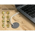 thumbnail image 5 of Cable Leader 2ft Slim Cat6a 28AWG UTP Ethernet Network Patch Cable, White, 5 of 6