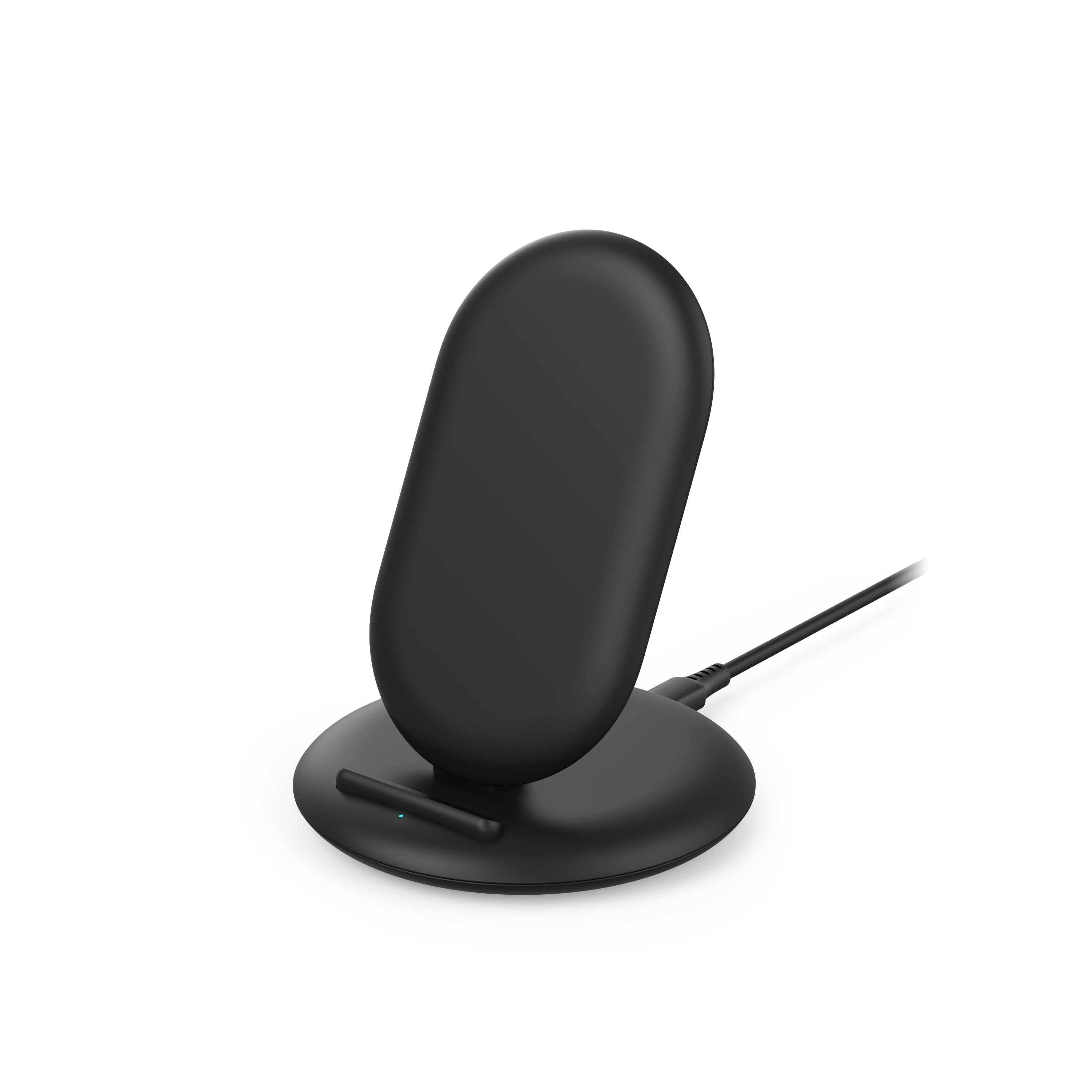 onn. Wireless Charging Stand for Apple & Samsung Smart Phones, Black