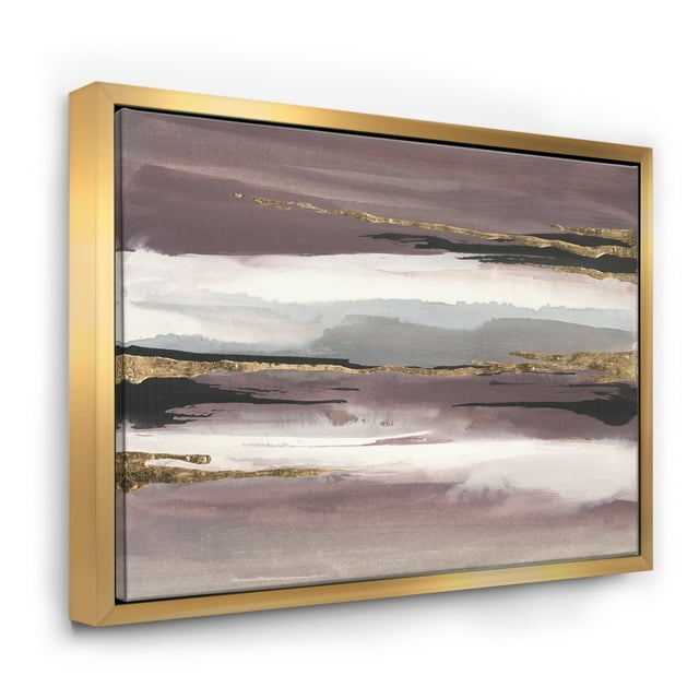 Purple Glam Storm I - Glam & Shabby Chic Framed Canvas