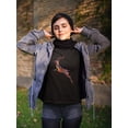 thumbnail image 2 of Jumping Deer Abstract Art Inside T-Shirt Women -Image by Shutterstock, Female Medium, 2 of 4