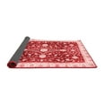 thumbnail image 2 of Ahgly Company Indoor Round Abstract Red Modern Area Rugs, 5' Round, 2 of 4