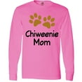 thumbnail image 3 of Inktastic Chiweenie Mom Paw Print Long Sleeve T-Shirt, 3 of 5