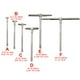 thumbnail image 3 of Calibres internos de 8 a 150 mm, kit de 6 piezas para trabajos de precisión, juego de medición telescópico, 3 of 5