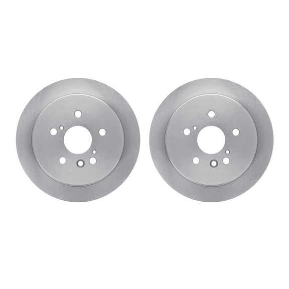 Dynamic Friction Company Rear Brake Rotors 6002-76130