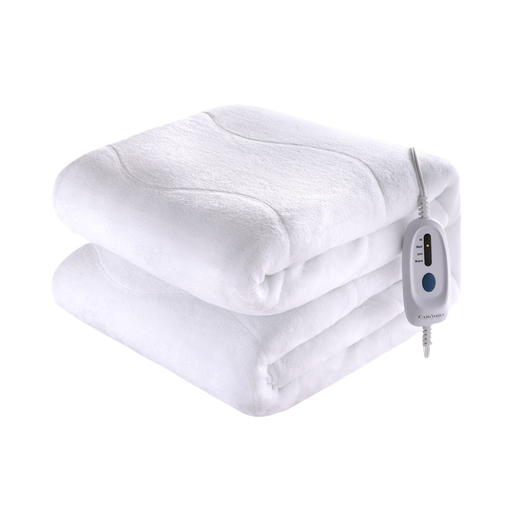 EliteZ Heated Mattress Pad Twin Size Fast Heating 4 Heat Settings and