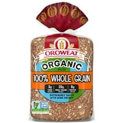 Oroweat Organic Bread 100% Whole Grain Bread Loaf, 27 oz