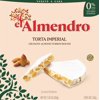 El Almendro Crunchy Almond Turron Torta Imperial, No Sugar Added, 7.05 oz Box