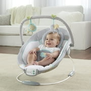Ingenuity Soothing Baby Bouncer Vibrating Infant Seat & Music Gray Unisex Ages 0-6 Months