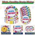 thumbnail image 3 of NUMONE 50 Pcs 7 inch Paper Dessert Plates (Birthday Dots), 3 of 7