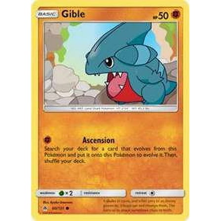 Pokemon Forbidden Light Gible #60