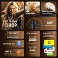 thumbnail image 2 of Miniproyector Gaimoo GM300 1920x1080P 4K compatible con Android 11, 2 of 7