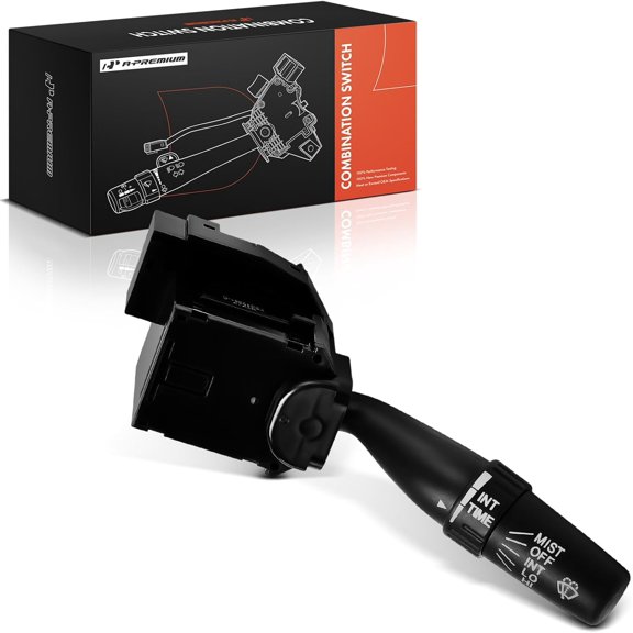 A-Premium Front Windshield Wiper and Washer Switch Assembly Compatible with Honda Accord 2003 2004 2005 2006 2007