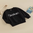 thumbnail image 2 of Bébé Garçon Fille Pull d'Automne à Manches Longues O-Cou Cartoon Digger Imprimer Sweat-Shirt Chaud, 2 of 6