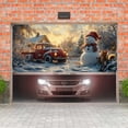 thumbnail image 3 of PLPPYFS Large Christmas Garage Door Decorations, Christmas Garage Door Cover Banner Backdrop Wall Background Party Decorations for Photography Background Home Outdoor Wall Door, 3 of 9