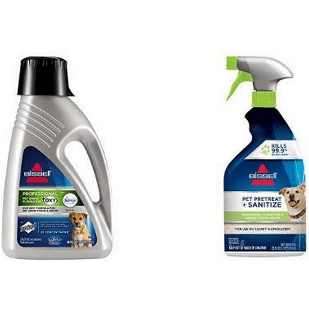 Bissell Professional Pet Urine Eliminator + Oxy Carpet Cleaning Formula, 48 oz, 1990