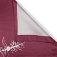 thumbnail image 3 of Ambesonne Boho Kitchen Curtains, Hippie Arrows Feathers Art, 55"x45", Raspberry White, 3 of 3