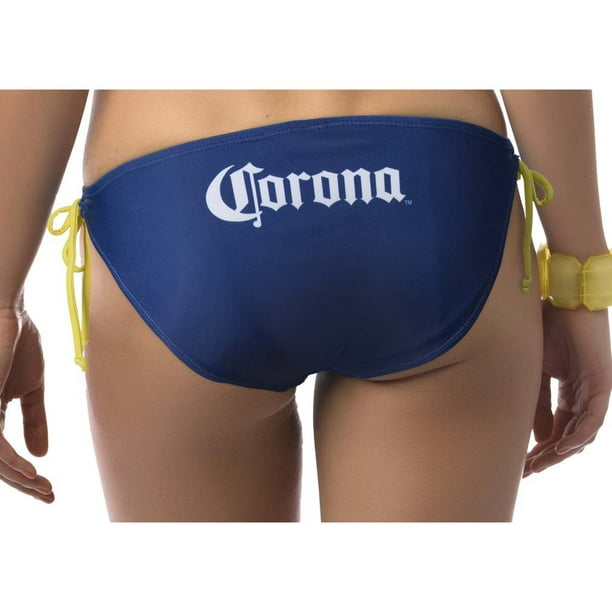 Corona Label Design Swimsuit Navy Blue Bikini-Medium - Walmart.com