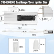 5304509706 Gas Oven Range Igniter Replace Compatible with Frigidaire Kenmore GE Crosley Tappan Westinghouse Gibson HotPoint Range Oven/Stove