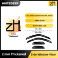 thumbnail image 3 of ZH, Hood Shields with Wind Deflectors for Front and Rear Windows, Durable & Sleek Design Smoke Black, 3 of 8