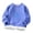 Blue, variant on Toddler Boys Girls Crewneck Sweatshirt - Thick Lined Pullover, Soft Warm Casual Top for Fall and Winter Everyday Wear