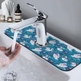 thumbnail image 7 of Sikiie Swan On The Pond Splash Guard for Sink Faucet-1 PC Super Absorbent Fast Drying Mat Sink Gadgets-Splash Guard for Kitchen, Sink Mat, 7 of 7