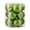 Green, variant on Silver Silver Glitter Christmas Ornaments Shatterproof For Tree Decorations With Hanging Rings And Festive Appeal
