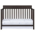 thumbnail image 4 of Oxford Baby Logan 4-in-1 Convertible Crib, Espresso Brown, GREENGUARD Gold Certified, Wooden Crib, 4 of 14
