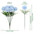 thumbnail image 3 of 10In Artificial Hydrangea Flowers Real Touch 3D Print Flowers for Wedding Centerpieces Bouquets DIY Floral Decor Home Decoration with Stems, 3 of 8