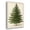 Framed, variant on X-mas Tree Poster Canvas Prints Wall Art Decor Christmas Pine Tree Retro Posters for Home Room Bathroom Wall Decoration - 8x12 inches Unframed