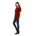 thumbnail image 3 of Emmalise Round Neck Short Sleeve Tee Shirt, Women's Plus 2XL, 3 of 4