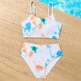 thumbnail image 6 of GYRATEDREAM Girl's 2 Piece Swimsuit Kids Summer Beach High Waist Bikini Set Bathing Suit Swimwear for 9Y, 6 of 9