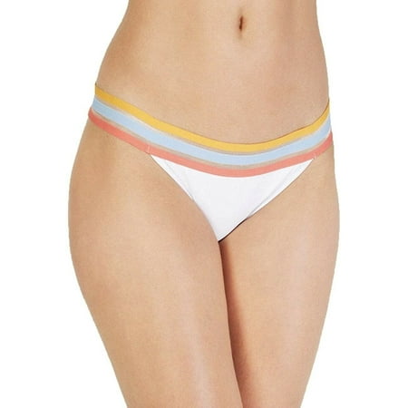 

Hula Honey Juniors Three Stripes You re Out Hipster Bottoms White