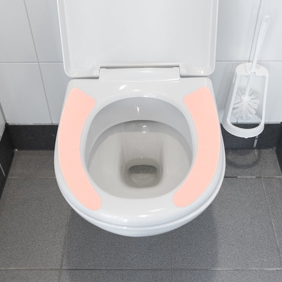 Yuangui 8 Pairs Bathroom Toilet Seat Cover Pads Self-adhesive Toilet Seat Cushion Pads