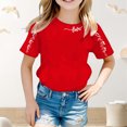 thumbnail image 2 of MUXiin Valentine Shirts for Boys Valentine's Day Graphic for Boys And Girls Casual Tees With Unique Print Designs Comfortable Kids Shirt Valentines Day Gifts for Kids, 2 of 4