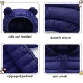 thumbnail image 3 of WIBACKER 2T 3T 4T 5T Winter Coat for Toddler Kid Baby Boy Girl Light Puffer Bear Hooded Down Jacket, 3 of 4