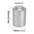 thumbnail image 2 of Aluminum Alloy Ashtray with Rotating Lid | Windproof Car and Desktop Ashtray | High Temperature Resistant Durable Smokeless Portable Ashtray for Home Office Vehicle Use, 2 of 4