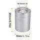 thumbnail image 2 of Cenicero de aleación de aluminio con tapa giratoria | Cenicero resistente al viento para escritorio y coche | Resistente a altas temperaturas y fácil de limpiar | Diseño moderno para casa, oficina, 2 of 4