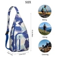 thumbnail image 2 of Fashion Colorful Abstract Sling Backpack - Artistic Brushstroke Print Crossbody Bag (Gallery-Worthy Design, Breathable & Tear-Resistant), 2 of 4