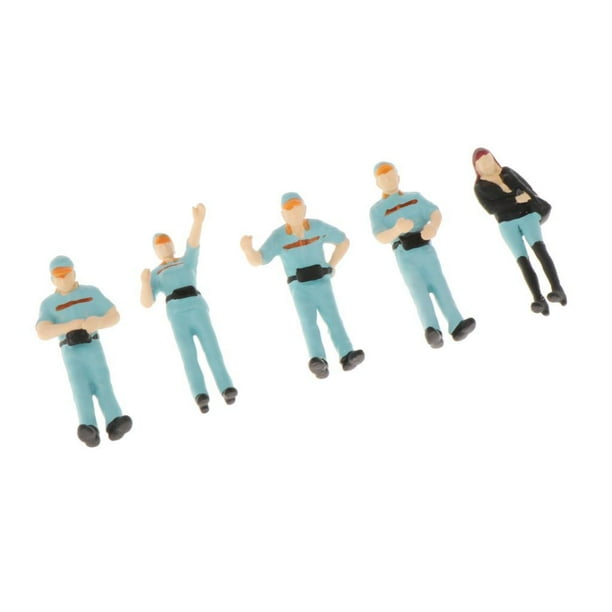 64 personas pequeñas modelo de de reparación de personajes hombre / modelo de muñeca de tren accesorios de de Hugo Modelos en miniatura Personas